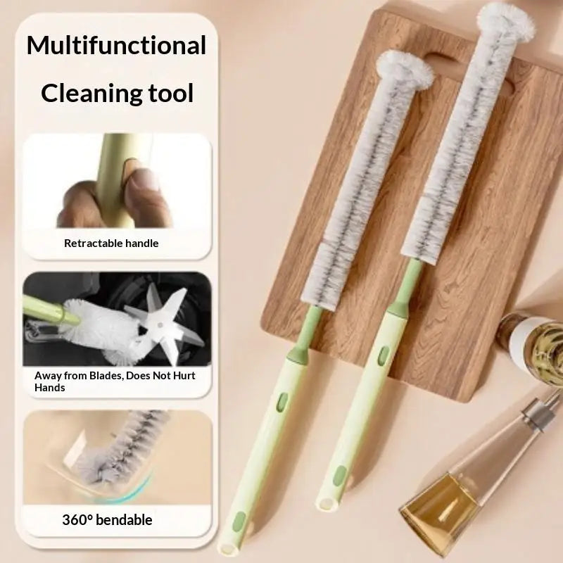 Telescopic Bottle Brush – Long Handle Cup Scrubber for Kitchen