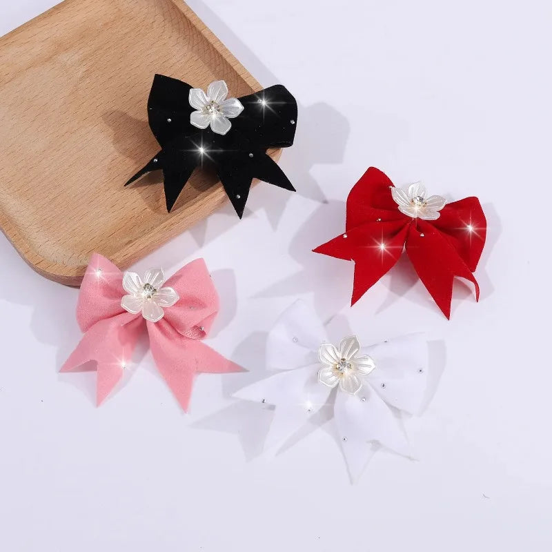Korean Princess Crown Hair Ties Set – Scrunchies & Clips for Girls