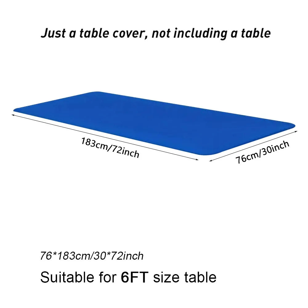 Spandex Stretch Fitted Tablecloth – 6FT Rectangular Cover