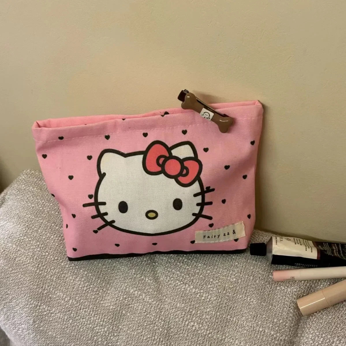 Sanrio Kawaii Large Makeup Bag Set – Organizer & Coin Purse