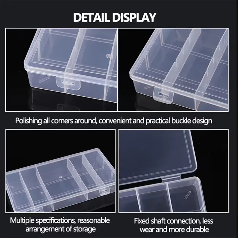 5-Grid Eyelash Storage Box | Lash Extension Organizer