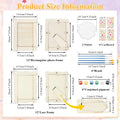 DIY Unfinished Wood Picture Frame Craft Kit – 24 Frames & Paints