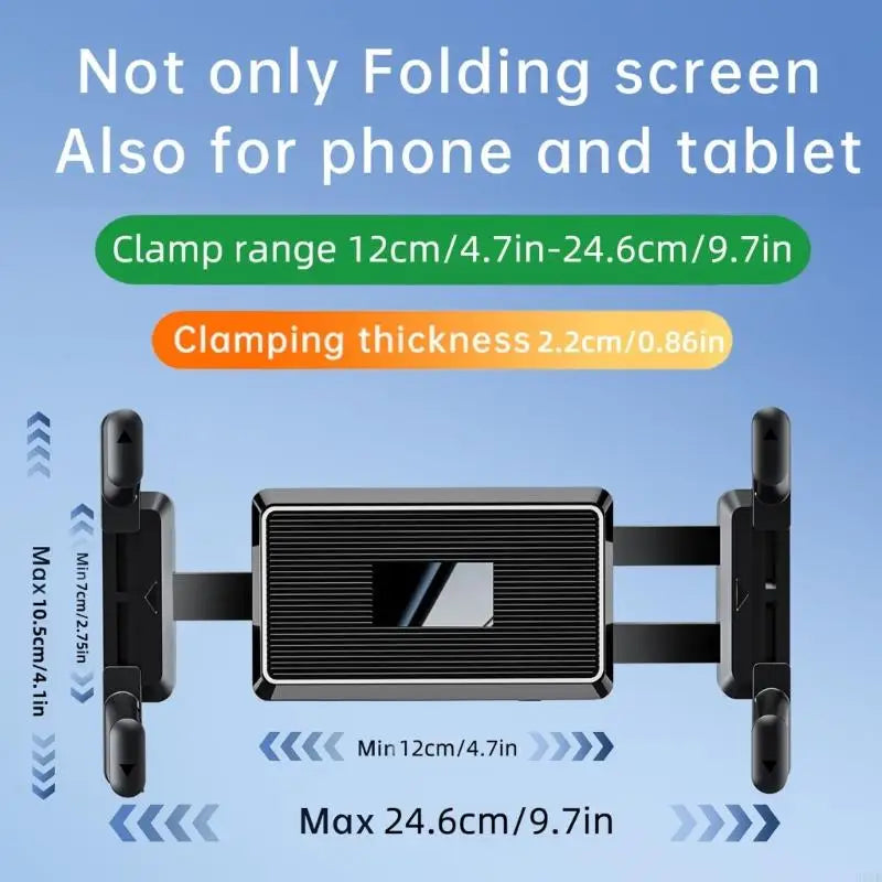 Wall Mounted Phone & Tablet Holder – Universal 4.7–15 Inch Stand