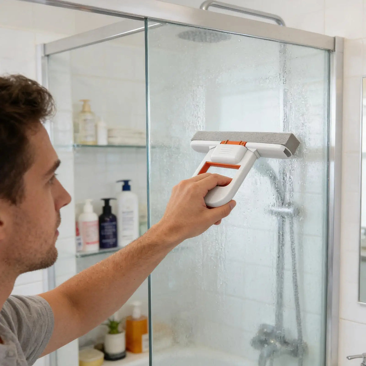 Mini Handheld Sponge Mop – Wet & Dry for Kitchen & Bathroom