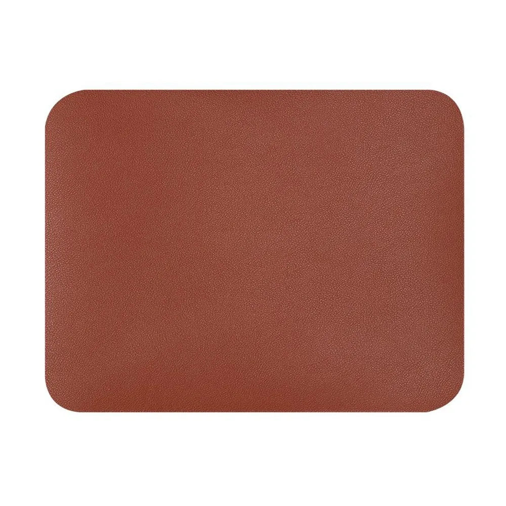 PU Leather Mouse Pad – Non-Slip Gaming Desk Mat | 250×210mm