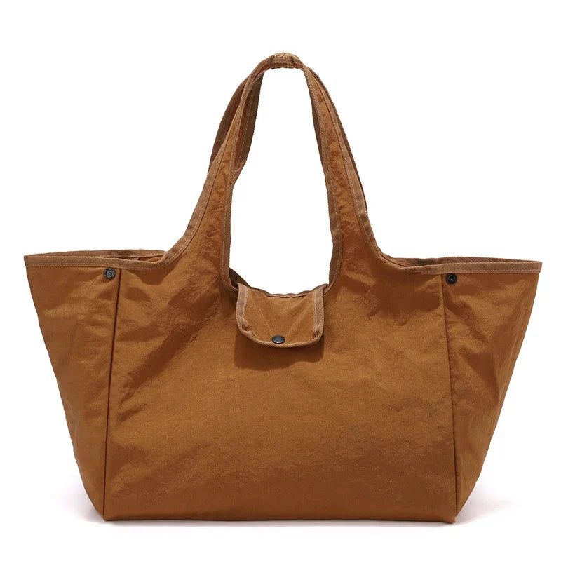 Foldable Eco-Friendly Women's Tote Shoulder Bag – Large Capacity