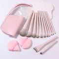 16-Piece Professional Makeup Brush Set with Storage Bag