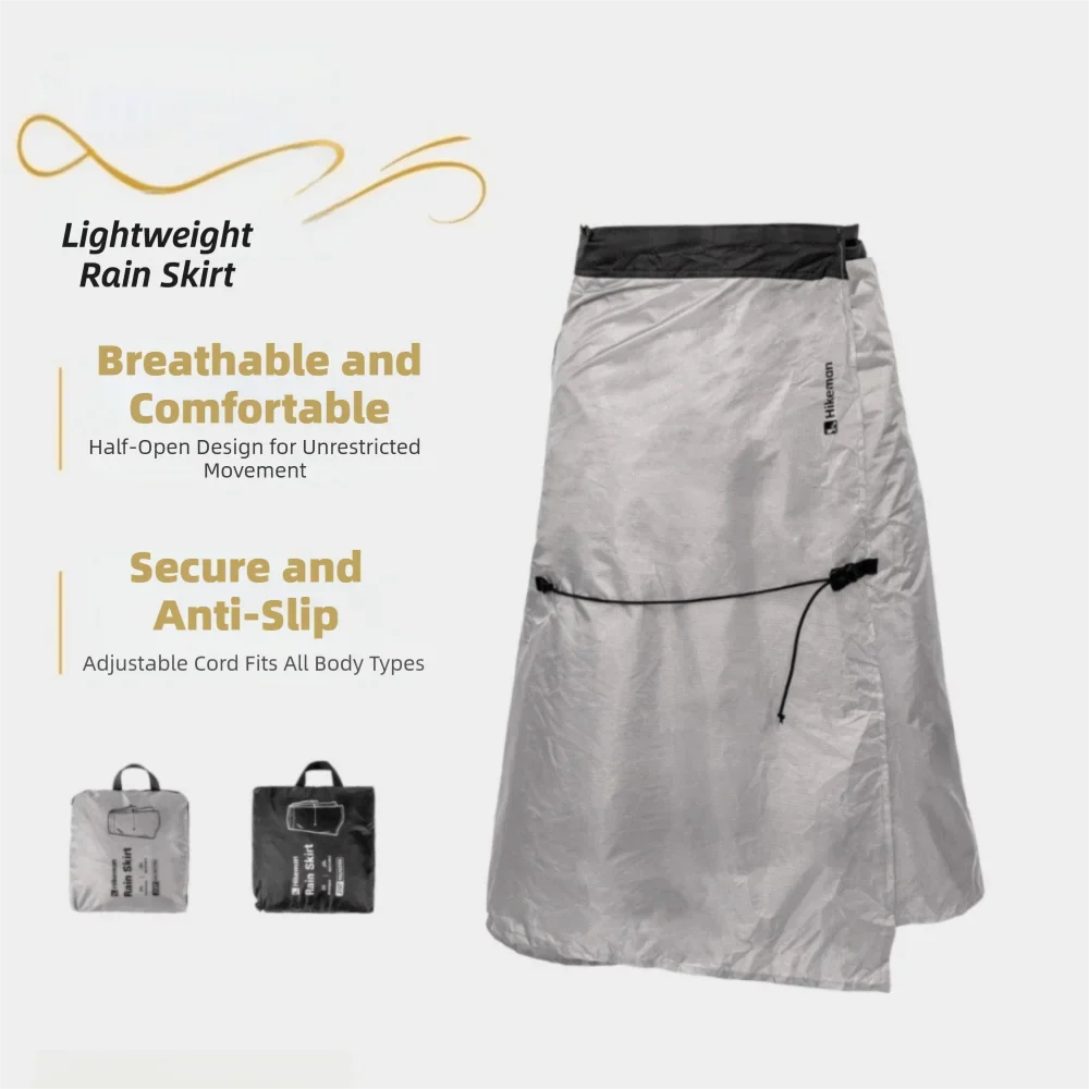 3-in-1 Ultralight Hiking Rain Skirt – Waterproof Poncho