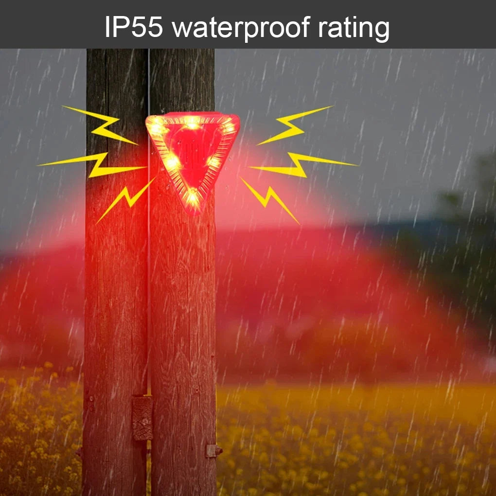 Solar 129dB Motion Sensor Alarm Light – Outdoor IP65 Siren