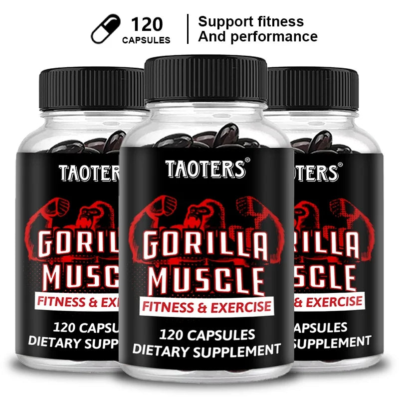 Gorilla Muscle Capsules – Horny Goat Weed, Ginseng & Maca Root