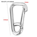 Heavy Duty 304 Stainless Steel Carabiner Clip – 6 Sizes