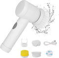 5-in-1 Wireless Electric Spin Scrubber USB Rechargeable Brush