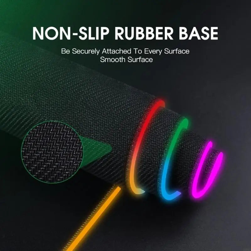Wireless Charging RGB Mouse Pad – 31" Desk Mat, 15 Light Modes