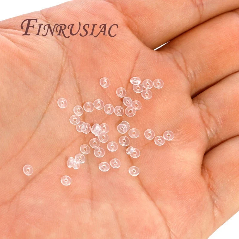 Silicone Spacer Beads 2mm 2.5mm 3mm – DIY Jewelry 50–100 Pcs