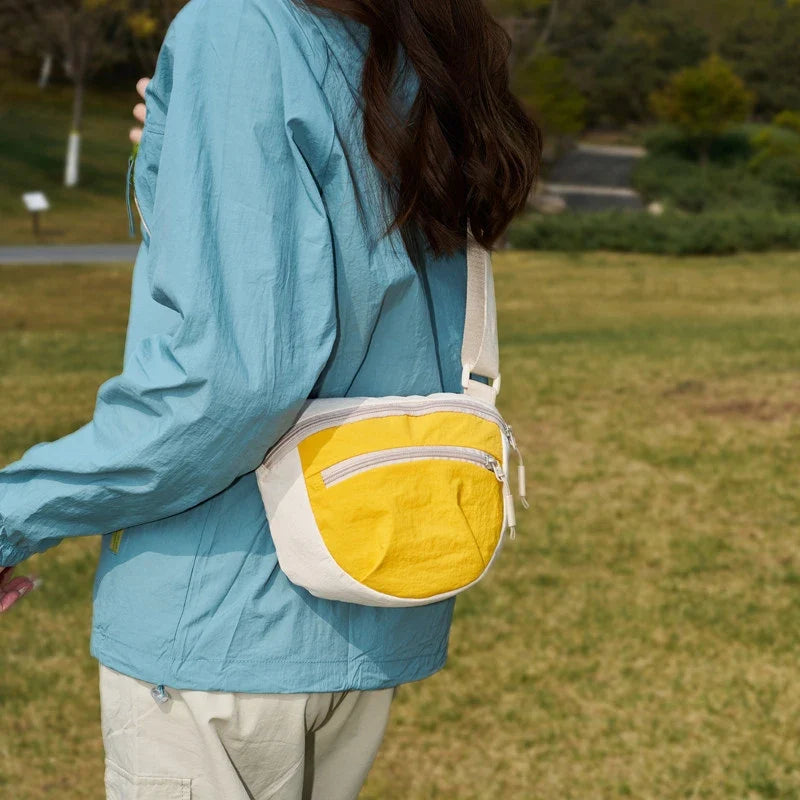 Women's Canvas Crossbody Bag – Multi-Pocket Oxford Shoulder Bag