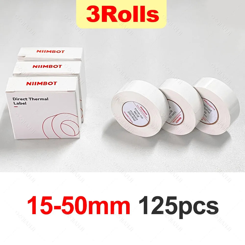 Niimbot Thermal Label Paper Rolls – Waterproof Anti-Oil Stickers