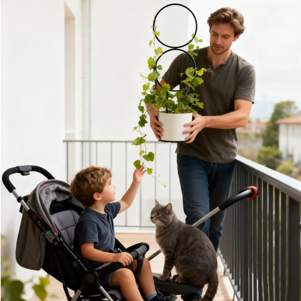 Metal Plant Trellis – Indoor & Outdoor Vine Climbing Support