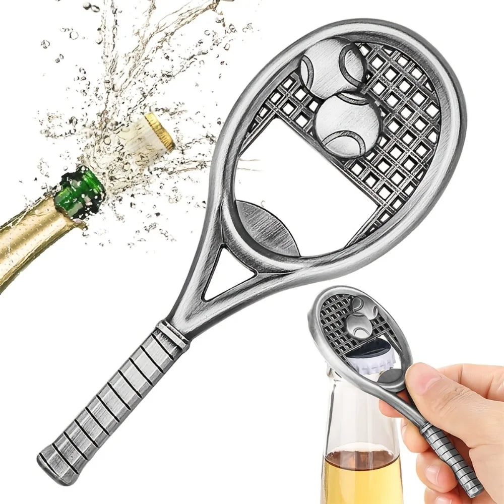 Tennis Racket Bottle Opener – Novelty Zinc Alloy Beer Opener
