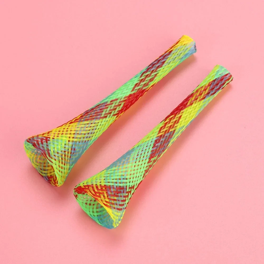 10PCS Multicolor Cat Spring Toys – Foldable Bite-Resistant Indoor