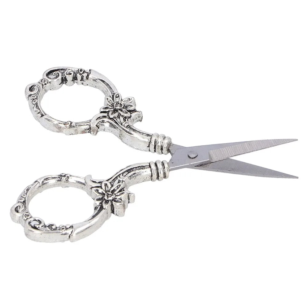 Retro Stainless Steel Embroidery Scissors – 3.54" Needlework