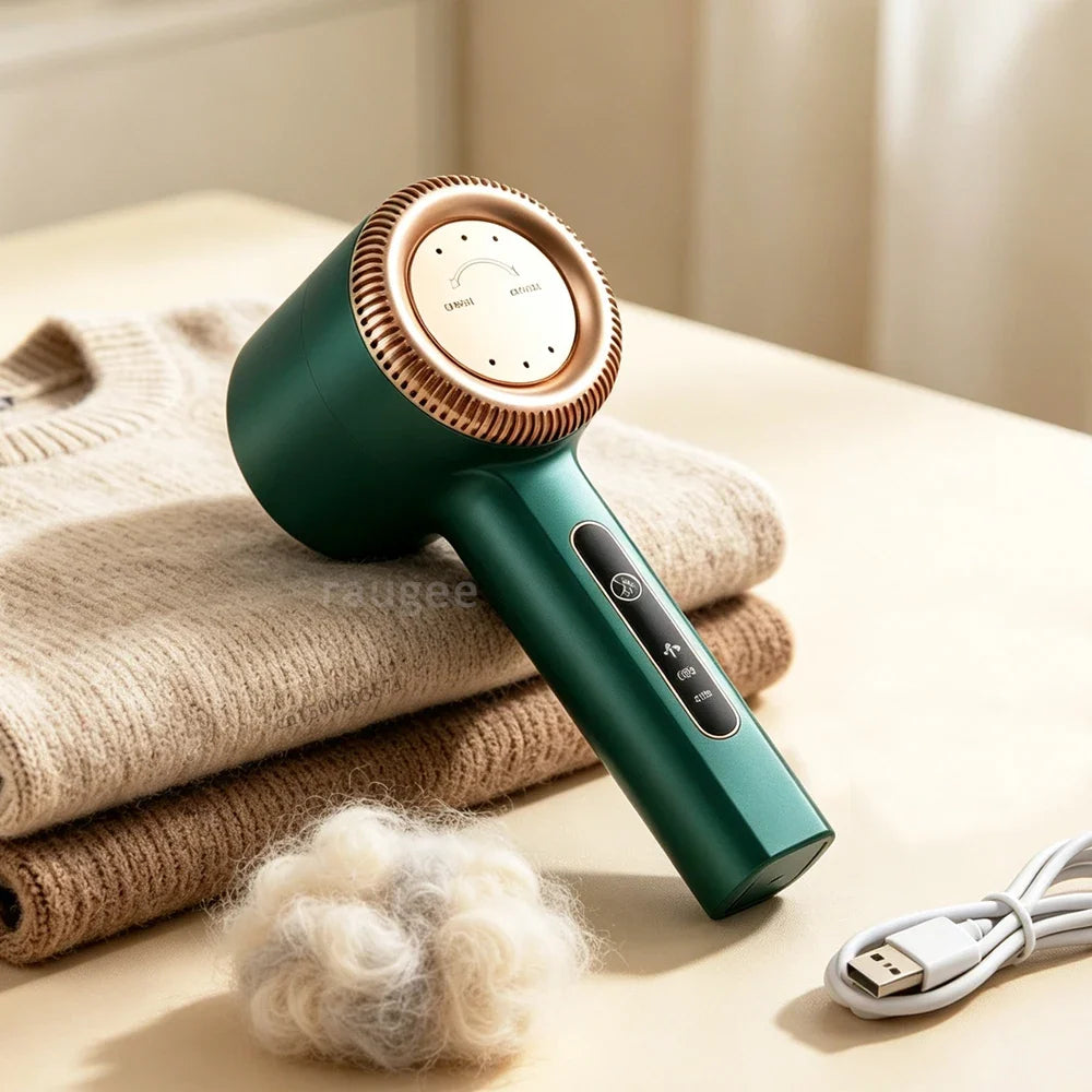 Raugee LED Digital Fabric Shaver – Portable Lint Remover