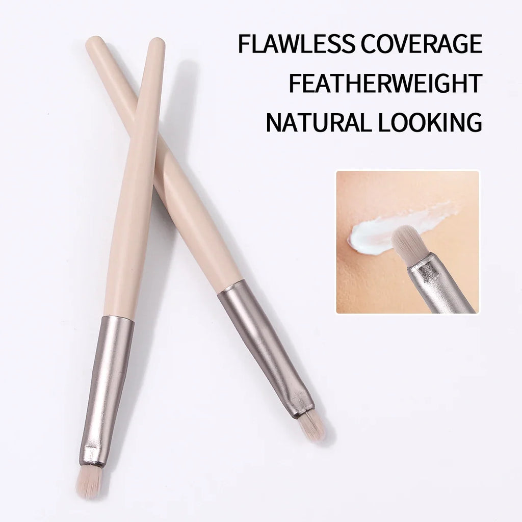 Nixie 2-Piece Soft Makeup Brush Set – Foundation & Eyeshadow