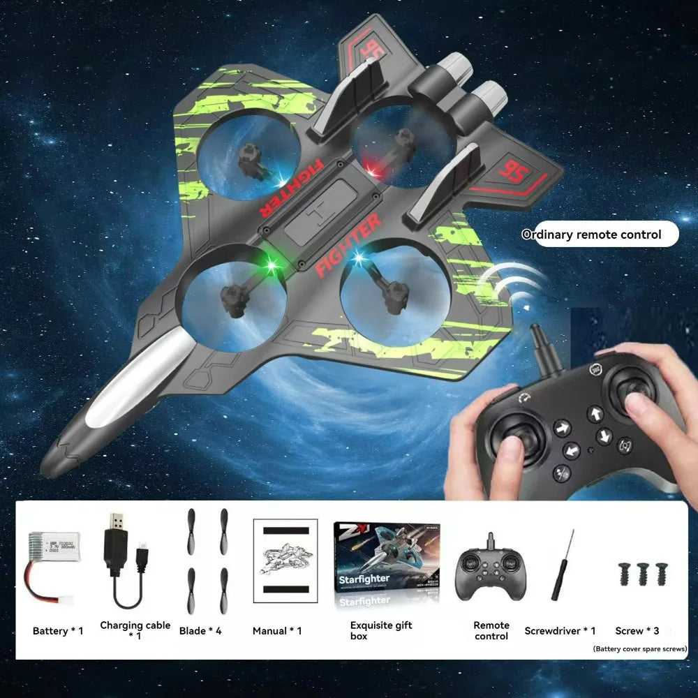 2.4GHz Foam RC Plane – Gravity Sensing Stunt Roll for Kids