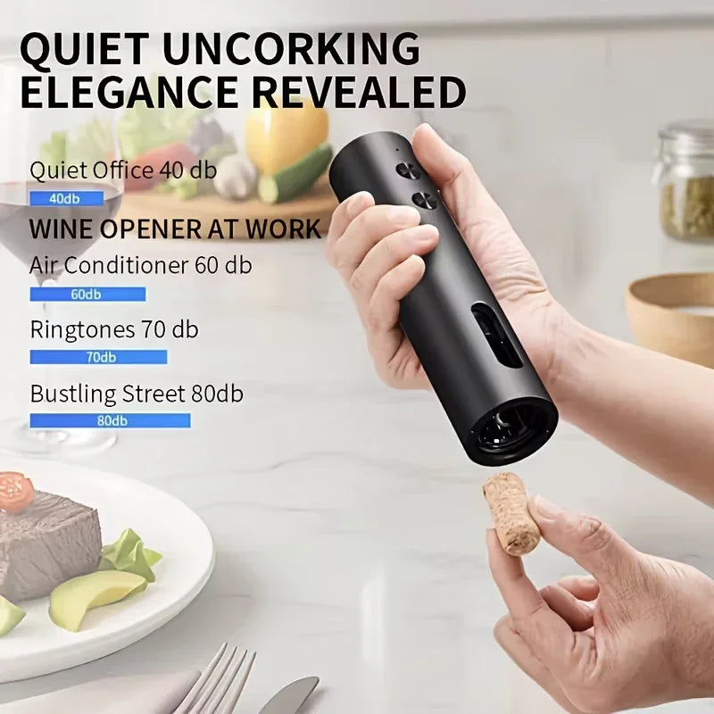 CLITON Electric Wine Opener – Automatic Corkscrew & Aerator Set