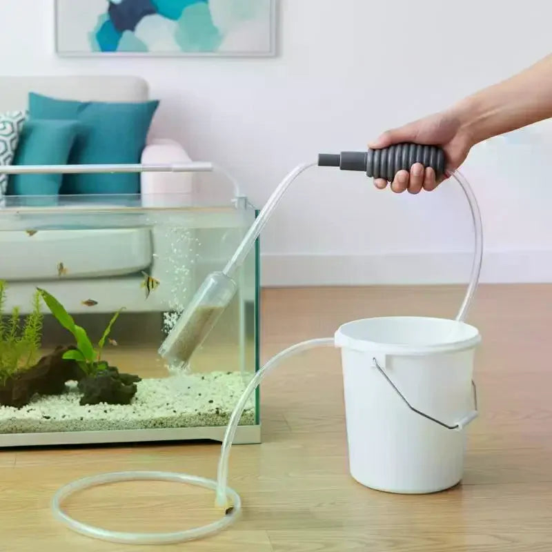 Aquarium Siphon Vacuum Gravel Cleaner & Water Changer Kit