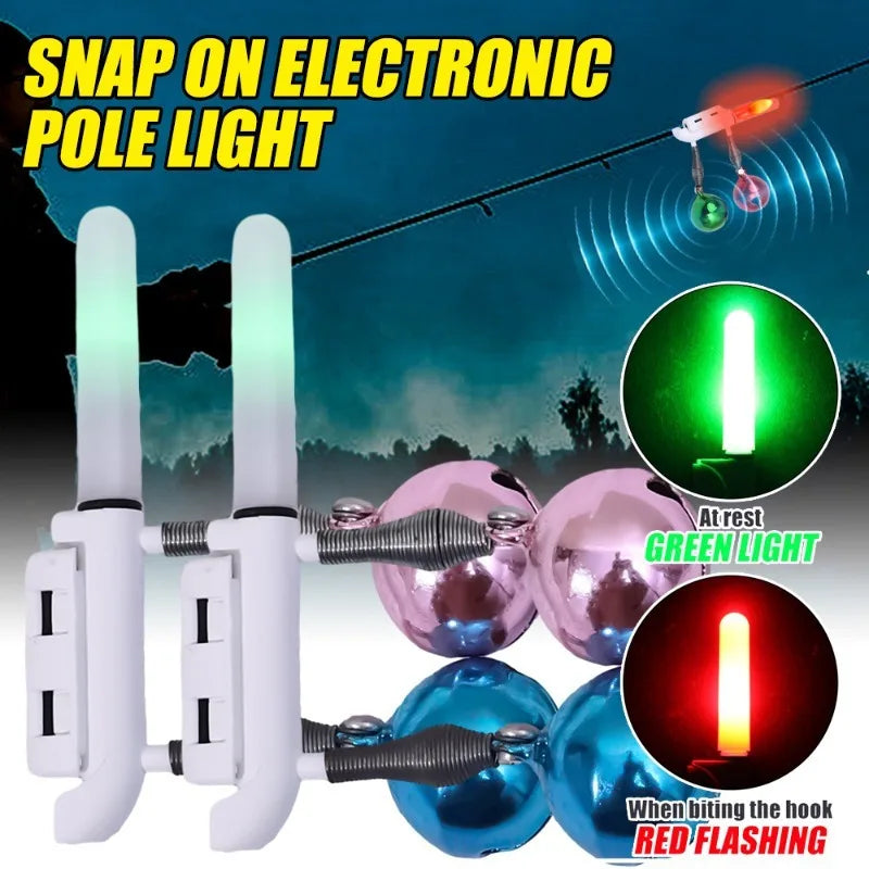 Night Fishing Glow Stick Float Light with Bell & CR425 Battery