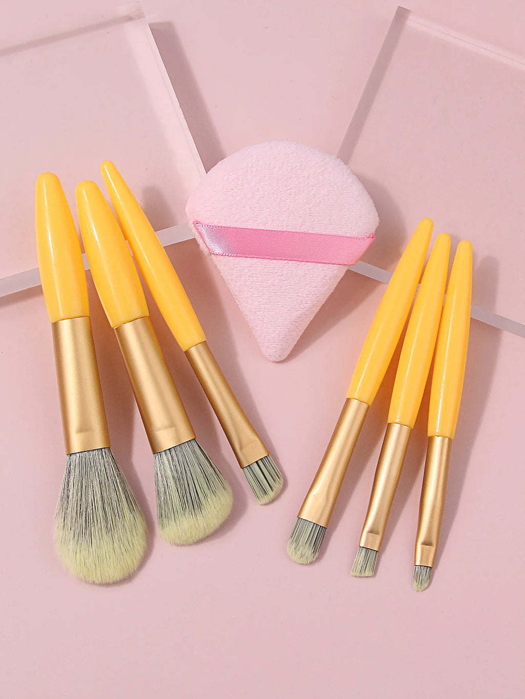 7-Piece Mini Soft Makeup Brush Set – Foundation & Blush Brushes