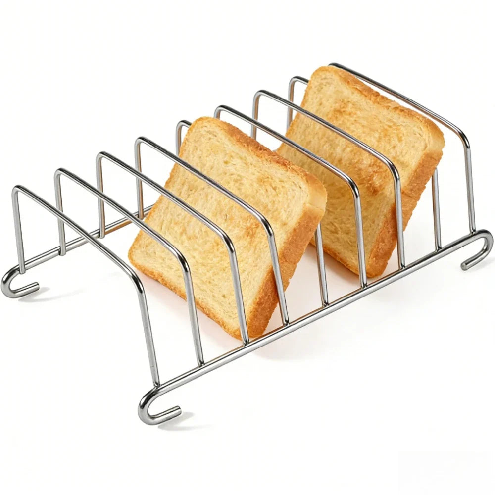 Stainless Steel Bread Cooling Rack & Plate Storage Organizer