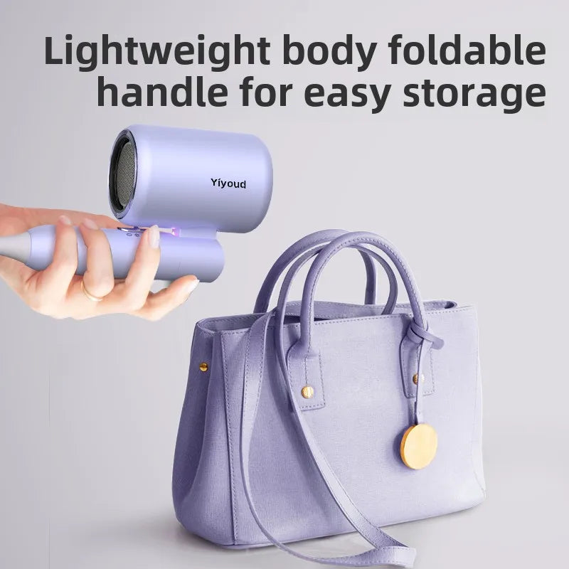 2400W Foldable Ionic Salon Hair Dryer – Home & Hotel