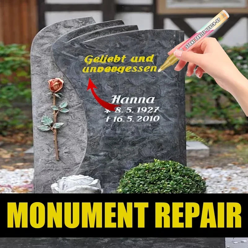 Monument Restoration Pen – Granite & Marble Inscription Touch-Up