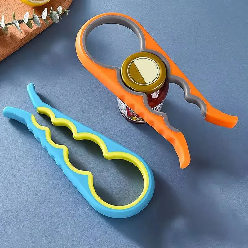 4-in-1 Can & Bottle Opener – Anti-Slip Multi-Function Tool
