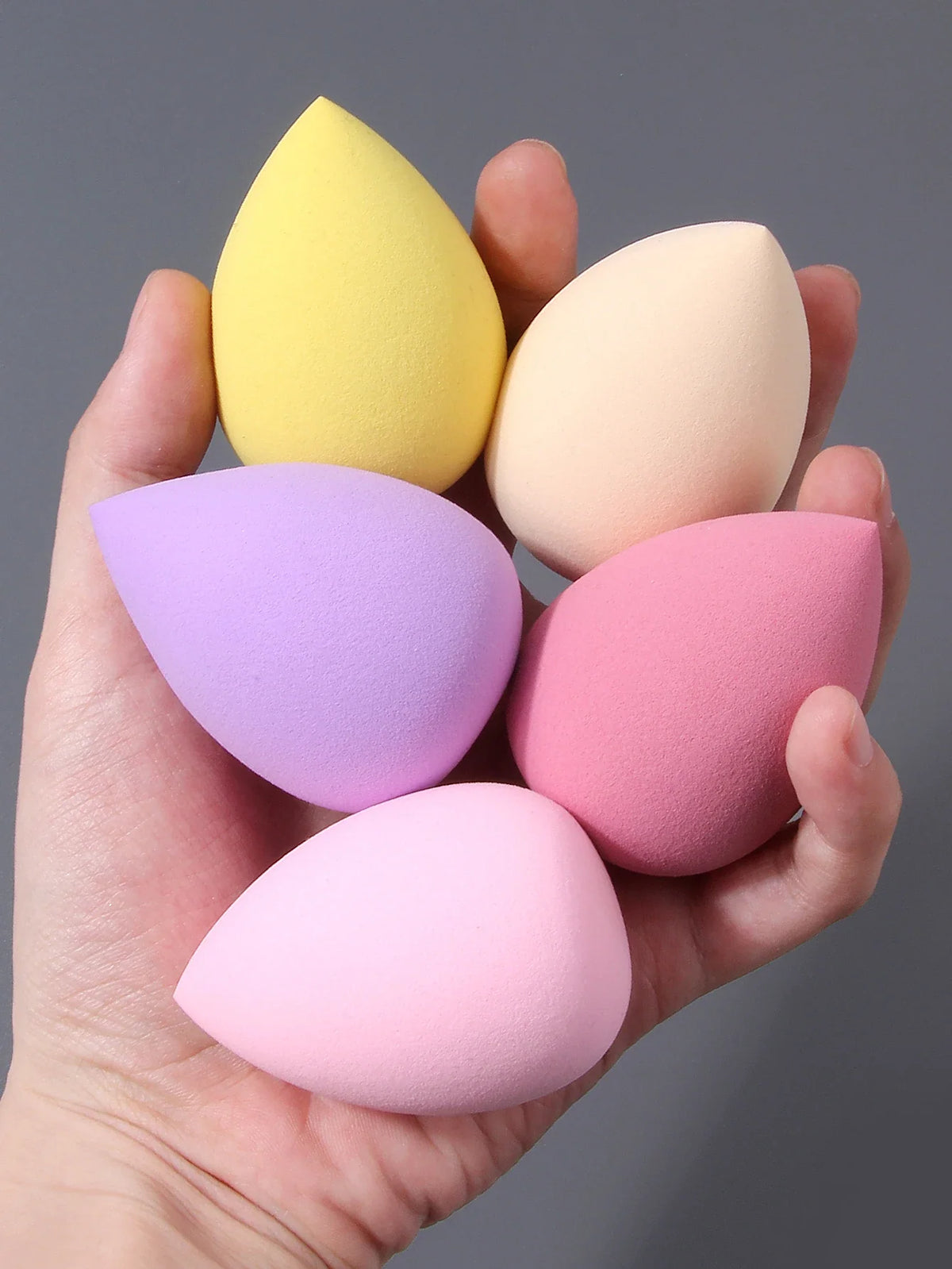 5-Piece Makeup Sponge Set – BB Cream & Powder Puff Applicators