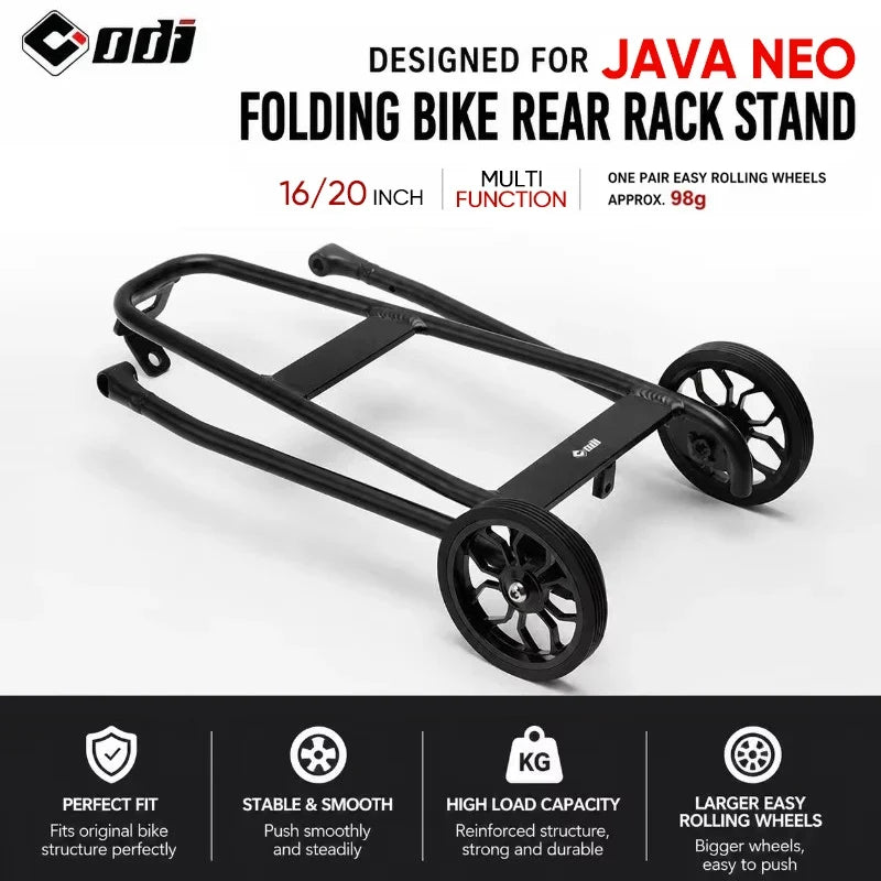 ODI Rear Rack for JAVA NEO 16"/20" Folding Bike | Alloy Cargo Rack