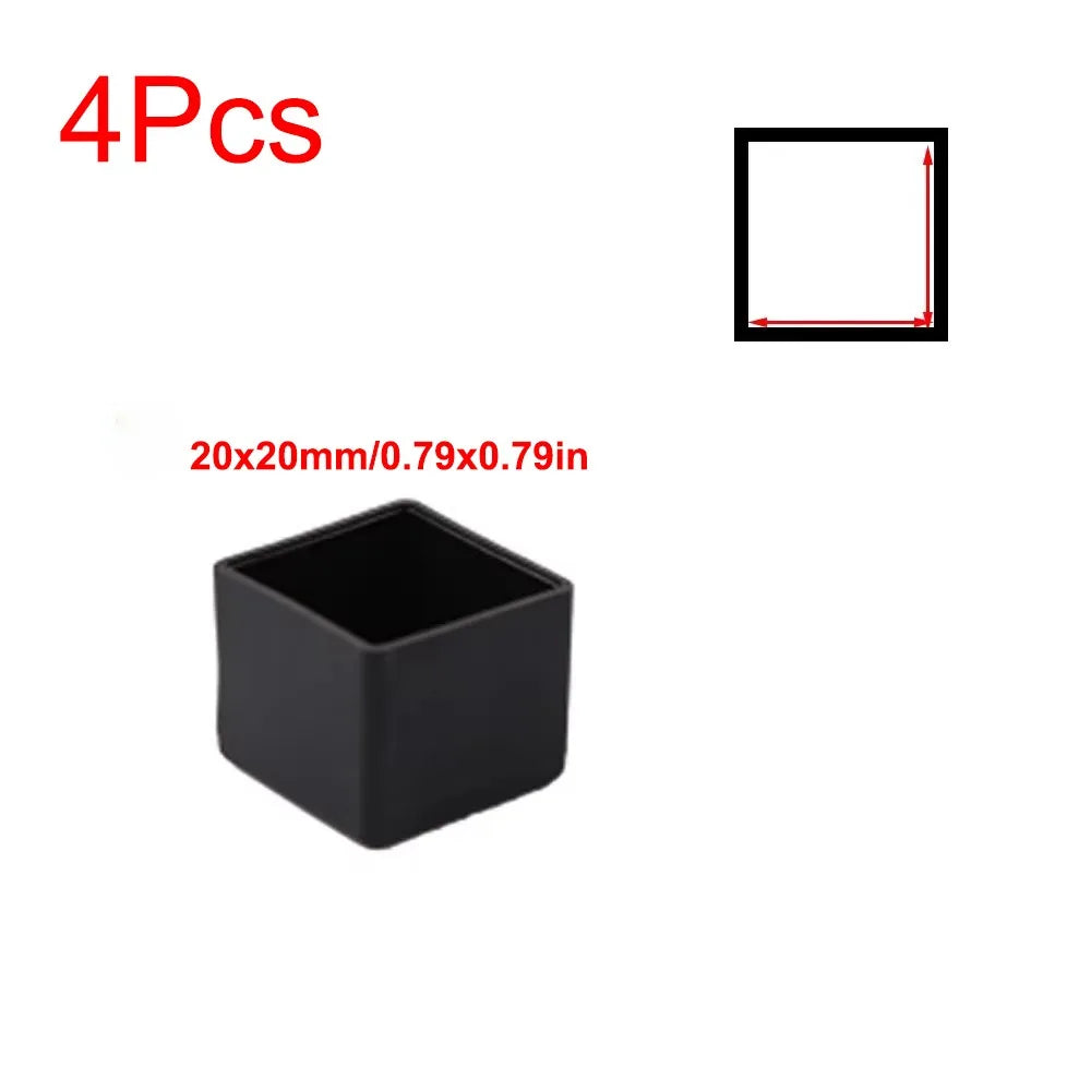 Non-Slip Chair Leg Caps – Furniture Floor Protectors 4 Pack