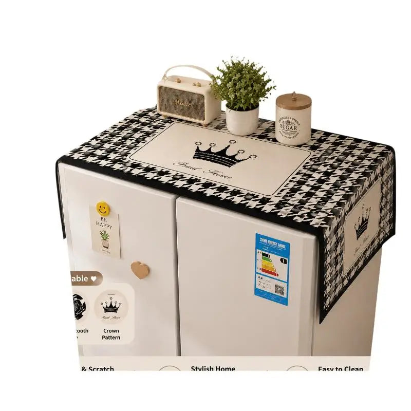Capybara Fridge Dust Cover – Waterproof & Oil-Proof Protector