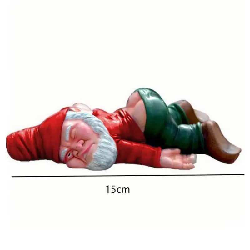 Funny Drunk Garden Gnome Resin Figurine – Outdoor Statue