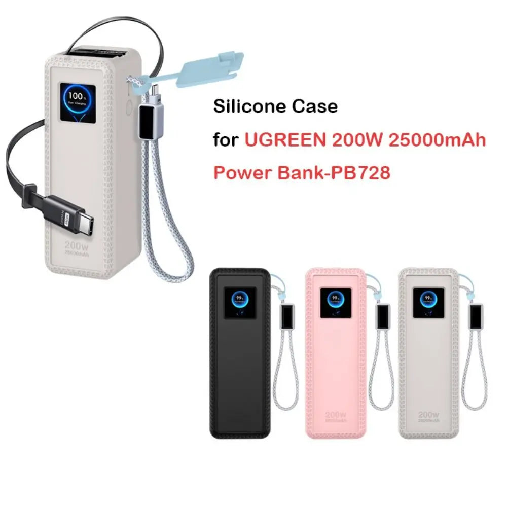 Silicone Case for UGREEN 200W 25000mAh Power Bank PB728