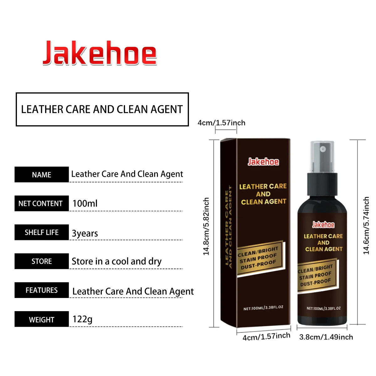 JAKEHOE Leather Cleaner & Conditioner – Jackets, Sofas, Bags
