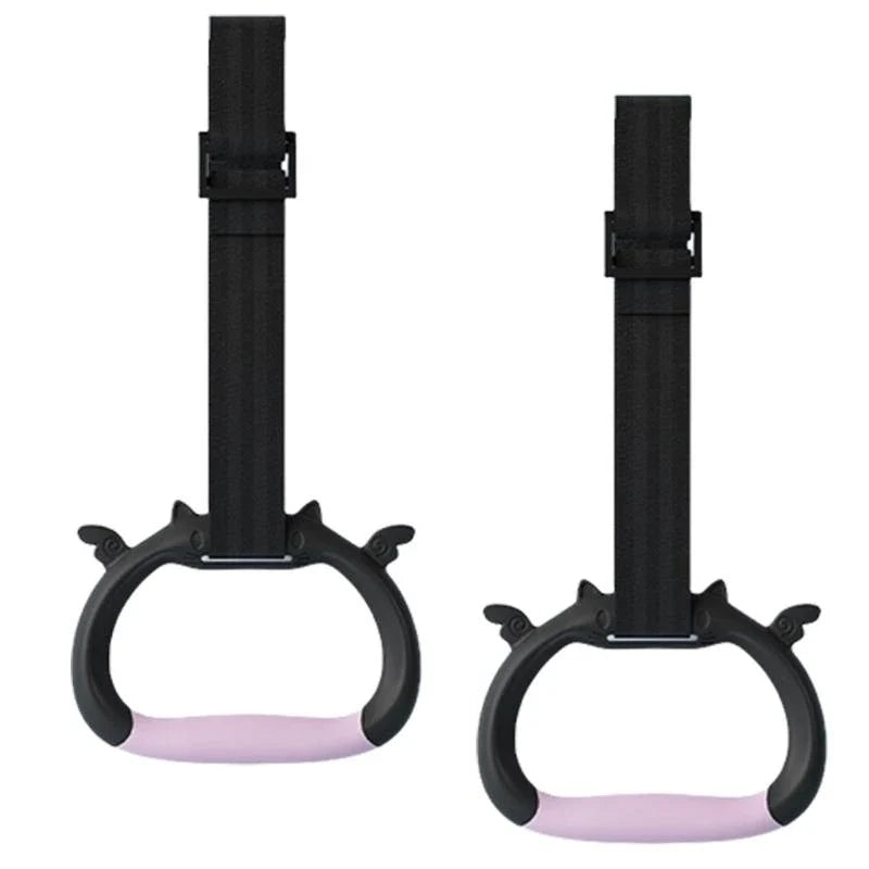 Kids Gymnastic Rings Set with Adjustable Straps | Strength Training
