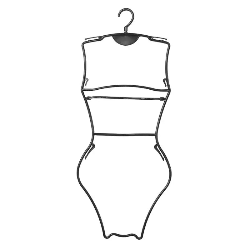 Body Shape Swimsuit & Lingerie Hanger – Foldable Closet Organizer