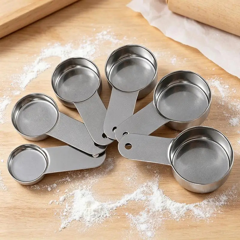 Stainless Steel Measuring Spoons | Hanging Kitchen Baking Tool
