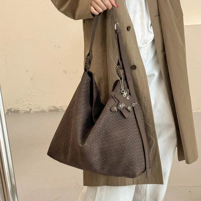 Nixie Handmade Woven Large Capacity Tote Bag for Women