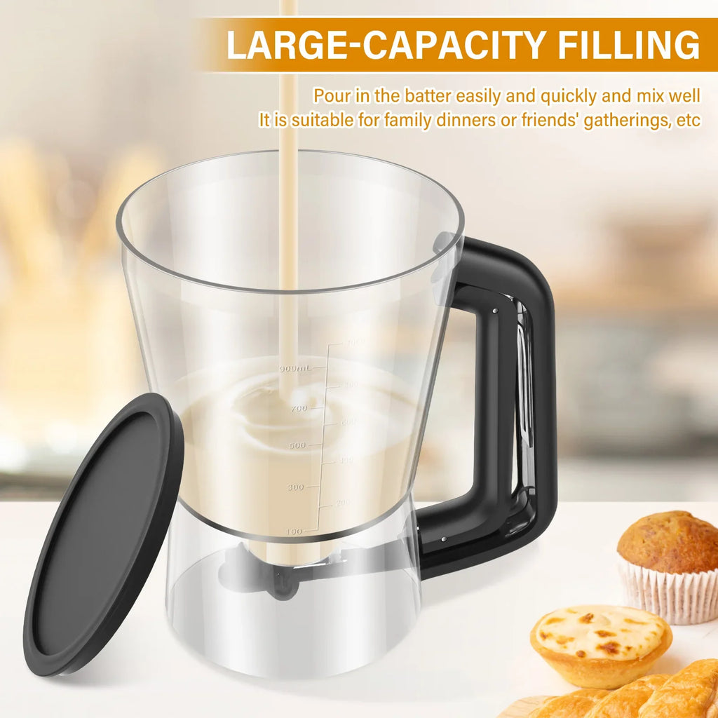 Pancake Batter Dispenser – 3-Cup Drip-Free Bakeware Tool