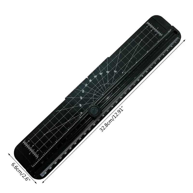 Paper Photo Trimmer with Side Ruler – Scrapbooking Cutter Tool