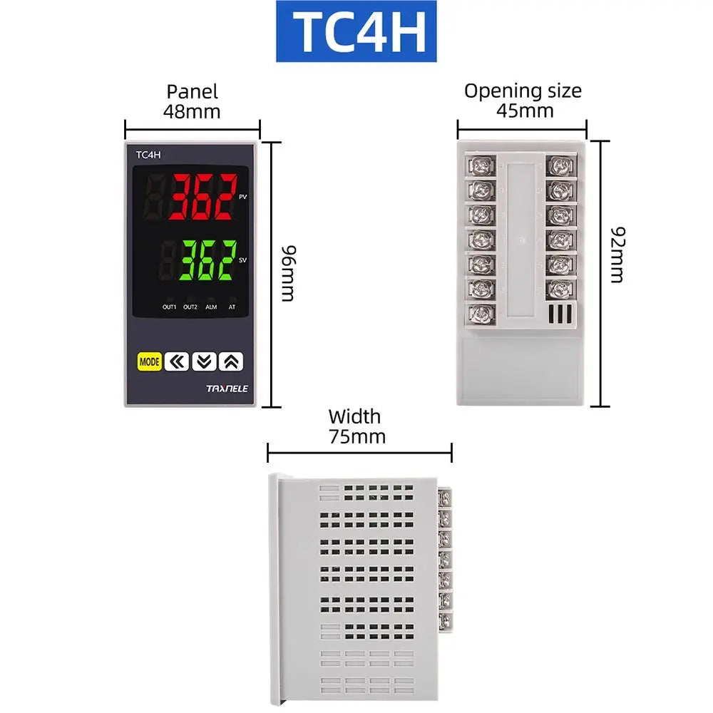 TC Series Digital PID Temperature Controller Dual SSR Relay