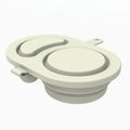 Silicone Dual Compartment Snack Box – Reusable Leakproof Lunch Container